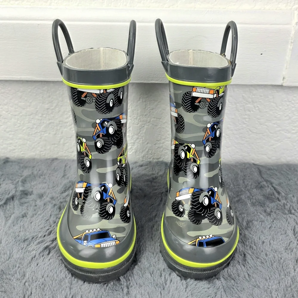Western Chief Monster Truck Rain Boot Kids Size 5/6
